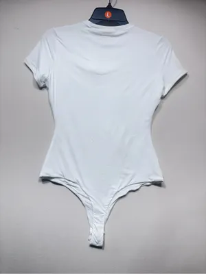 IUGA Bodysuit Crew Neck Short Sleeve Tummy Control Compression Slimming thong thumbnail 4