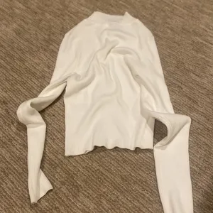 Divided White Ribbed Long Sleeve Bodysuit thumbnail 2