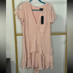Lulus Sweet Like You Blush Ruffled Mini Dress thumbnail 11
