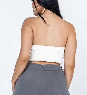 Princess Polly White Bustier Top thumbnail 7