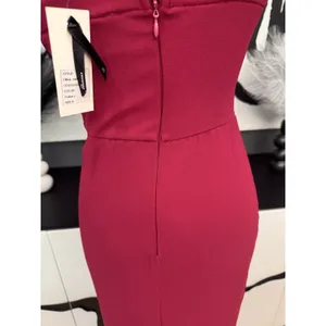 TFNC London Ollena Midi Dress Women's 8 Mulberry Purple Formal Cocktail NWT thumbnail 8