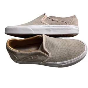 Vans Women's Beige Slip-On Sneakers, Size 7 thumbnail 5