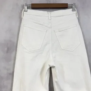 Abercrombie Fitch The 80s Mom Jean Women 26‎ White Pleated Ultra High Rise Indie thumbnail 6