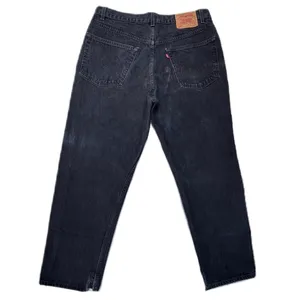 Levi's 550 Black Relaxed Fit Jeans Pants thumbnail 2