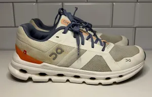 On Womens CloudRunner Undyed White / Orange Running Shoes Sneakers US Size 9 M thumbnail 2