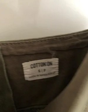 Cotton On Green 100% Cotton Cargo pocket Dress thumbnail 4