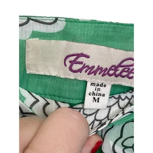 Francescas‎ Women Skirt Emmelee Floral Mini Lined Light Weight Green Medium NWT thumbnail 4