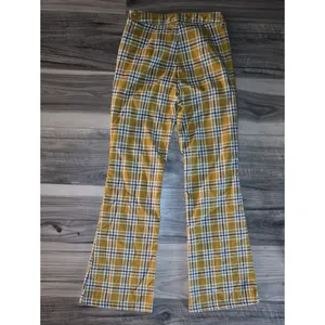 Urban-outfitters Women's Yellow and White Trousers thumbnail 6