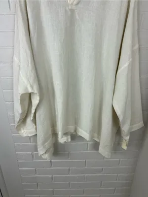 NWT Vintage Deadstock Eskandar Linen Oversized Top Size 1 thumbnail 4