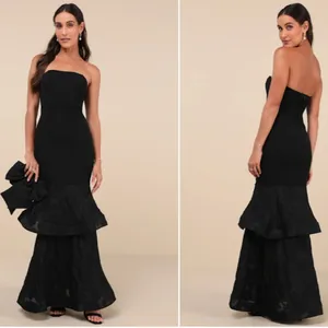 LULUS Prom Chic Wedding Holiday Sexy Elegant Vixen Sophisticated Cocktail Maxi thumbnail 2