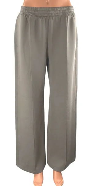 YPB neoKNIT Women's Gray High Rise Wide Leg Yoga Trousers Sweat Pants Size M thumbnail 1