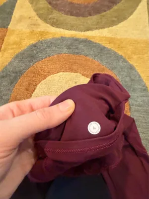 Lululemon Fast and Free High Rise Tight Leggings Burgundy Maroon Size 4 thumbnail 7