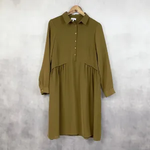 Aker Womens Tunic Dress Size‎ 38 (M) Minimal Lagenlook Euro Lagom Quiet Luxury thumbnail 2