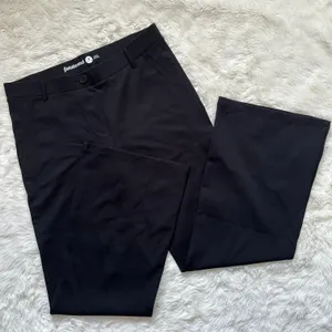 Betabrand Pants Boot-Cut Classic Dress Pant Yoga Pants Black Short Petite M thumbnail 2