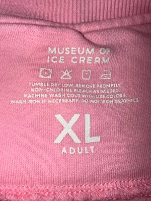 Museum of Ice Cream Crewneck Sweatshirt in Bubblegum Pink Adult XL thumbnail 7