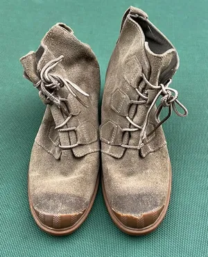 ‎Sorel Toronto Green Suede Wedge Ankle Boot size 9.5 thumbnail 1