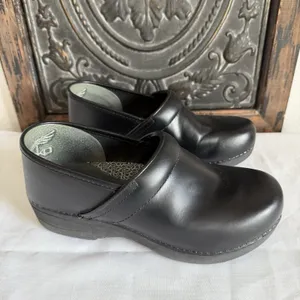 Dansko XP 2.0 Womens‎ 40 EU (9.5/10 US) Black Leather Professional Nurse Shoes thumbnail 2