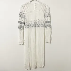 FREE PEOPLE Sweet Sunny Days Tunic White Lace Sheer Size XS thumbnail 8