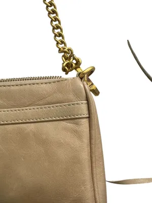 REBECCA MINKOFF Tan Gold Leather MAC Crossbody Bag thumbnail 10