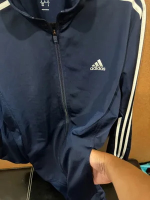 Adidas man 3 stripes track jacket navy M  thumbnail 4