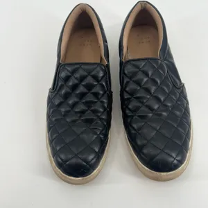 A New Day by target black Reese Quilted Slip-On faux leather Sneakers size 8 thumbnail 3