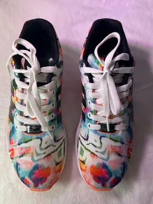 adidas Multicolor Athletic Sneakers with Black Stripes thumbnail 5