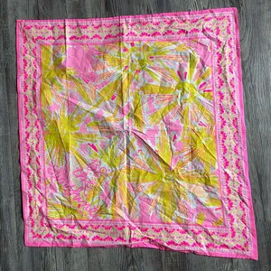 Lilly Pulitzer Pink and White Scarf thumbnail 1