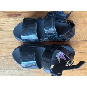 Dr. Martens Voss Leather Sandals‎ Black Women's 5 Chunky Platform Goth thumbnail 8