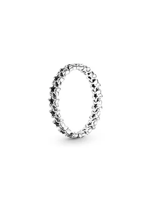 Pandora Band of Asymmetric Stars Ring in Sterling Silver 925 Size 9 thumbnail 2