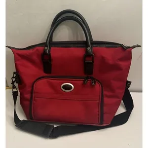 Atlantic Travel Bag Red Luggage Shoulder Tote *NO Lock With Keys thumbnail 1