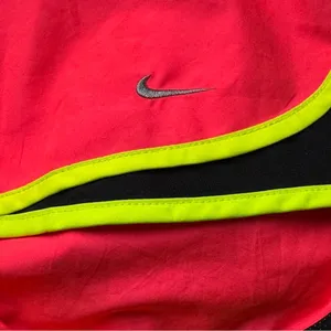 Nike Women's Dri-Fit Neon Multi-color Running Athletic Sporty Shorts Sz S thumbnail 6
