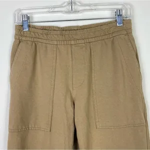 Uniqlo Tan Utility Style Pull On Pants thumbnail 2