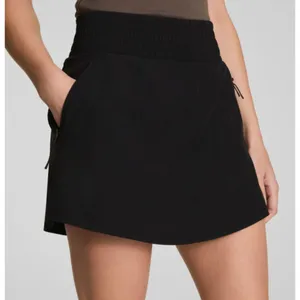Spanx On The Move High-Rise Mini Skort Very Black Utility Hi-Waist Waisted Skirt thumbnail 1