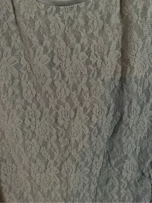 Victoria’s Secret PINK Sheer Lace Long Sleeve Top | Size: Medium thumbnail 2