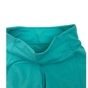 Athleta Blue Teal Compression Athletic Biker Shorts Size Women's Small thumbnail 2