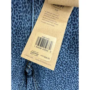 Levi's 711 Skinny Denim Jeans‎ Animal Print Leopard Cotton Stretch Women 27 NWT thumbnail 7