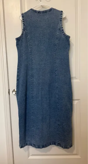 Abercrombie Denim Midi Dress thumbnail 4