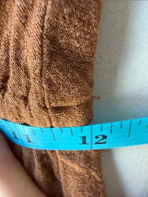 Universal Thread Linen Blend Brown Jumpsuit thumbnail 6