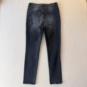 We The Free Distressed High Rise Skinny Jeans Womens 31 Black thumbnail 2