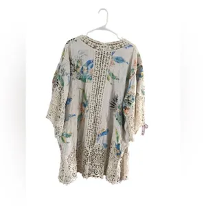 Spiaggia Dolce Floral Sheer Swim Coverup thumbnail 4