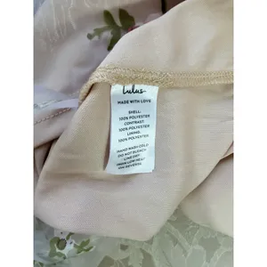 Lulus Authentic Sweetness Pink Floral Applique Tie-Strap Midi Dress thumbnail 12