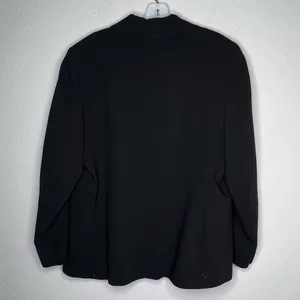 Lauren Ralph Lauren Black Wool‎ Blazer thumbnail 4
