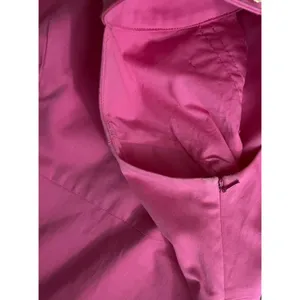 Lilly Pulitzer 2 Gold Applique Hotty Pink Keyhole Dress Shift ALine Flowers thumbnail 5