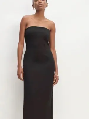 Everlane xxs dream strapless dress thumbnail 3