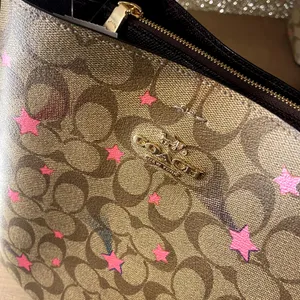 Coach Town Bucket Bag In Signature Canvas With Disco Star Print c6923 thumbnail 5