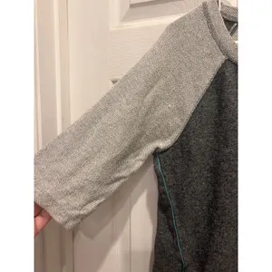 Converse One Star Womens Gray Colorblock Raglan 3/4 Sleeve Baseball Tee Large‎ thumbnail 2