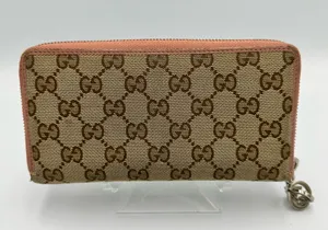 GUCCI GG Supreme Interlocking G Zip-Around Wallet thumbnail 1