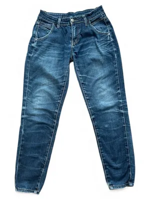 Free People Low Rise Boyfriend Jeans Medium blue boho cottagecore relaxed fit thumbnail 1