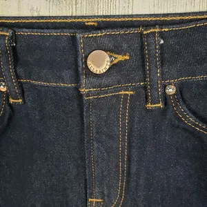 NWOT Allsaints Dark Wash Blue Denim Ace Mini Jean Skirt Women's Size 00 thumbnail 2