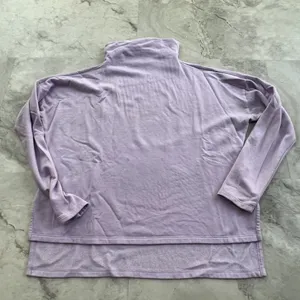 Joy Lab Funnel Neck Pullover Thin‎ Sweatshirt Size XS Xsmall Lavender Purple thumbnail 1